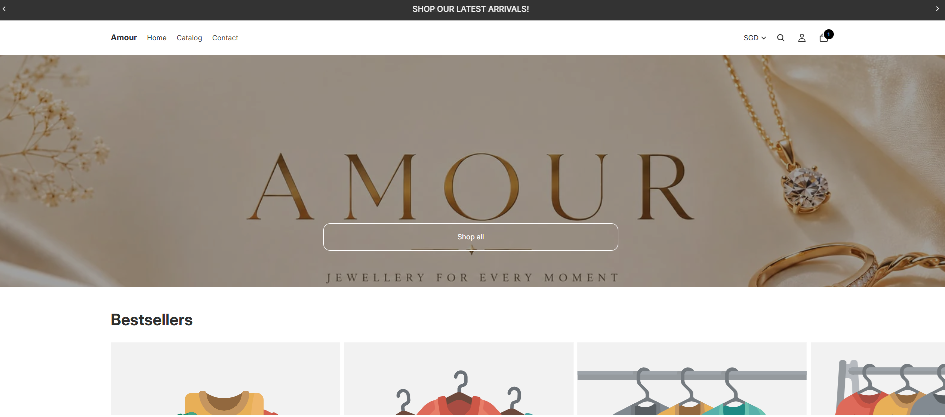 Amour Jewellery — before