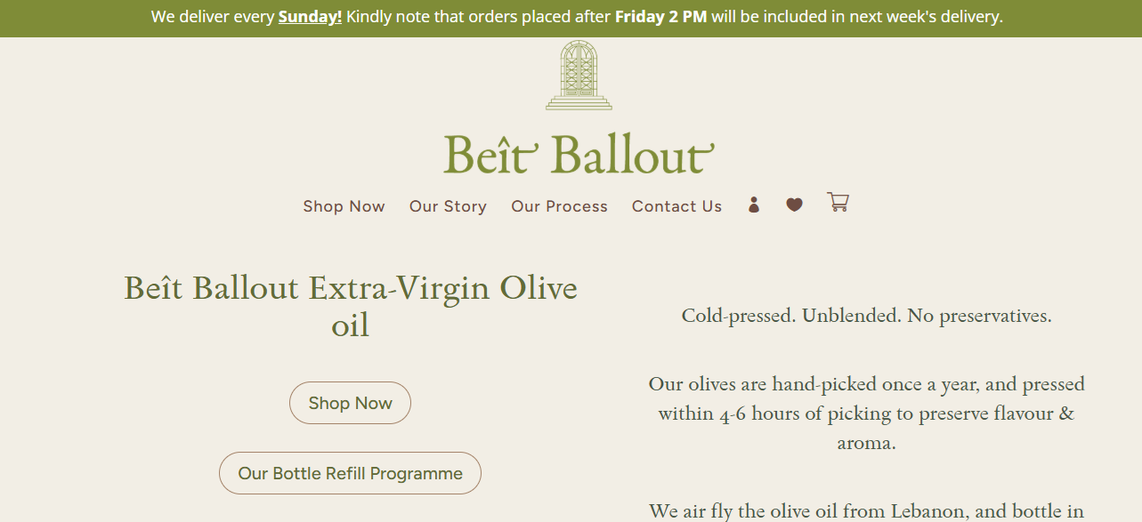 Beît Ballout — before